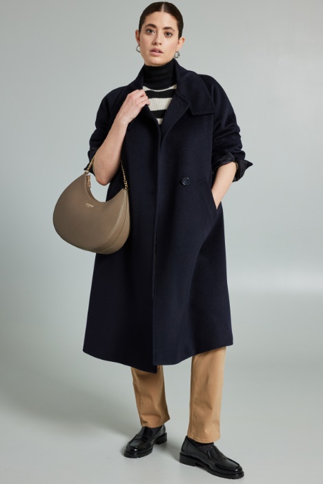 High neck coat Intrend