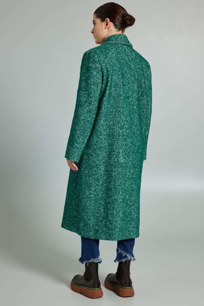 Yarn-dyed coat Intrend - 2