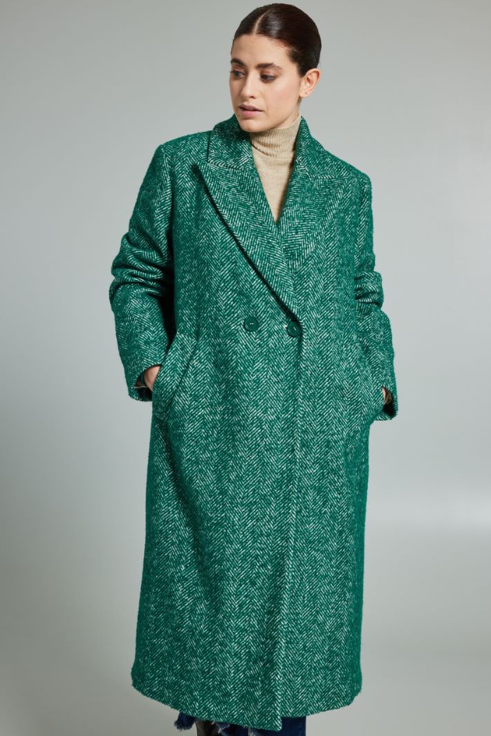 Yarn-dyed coat Intrend - 3