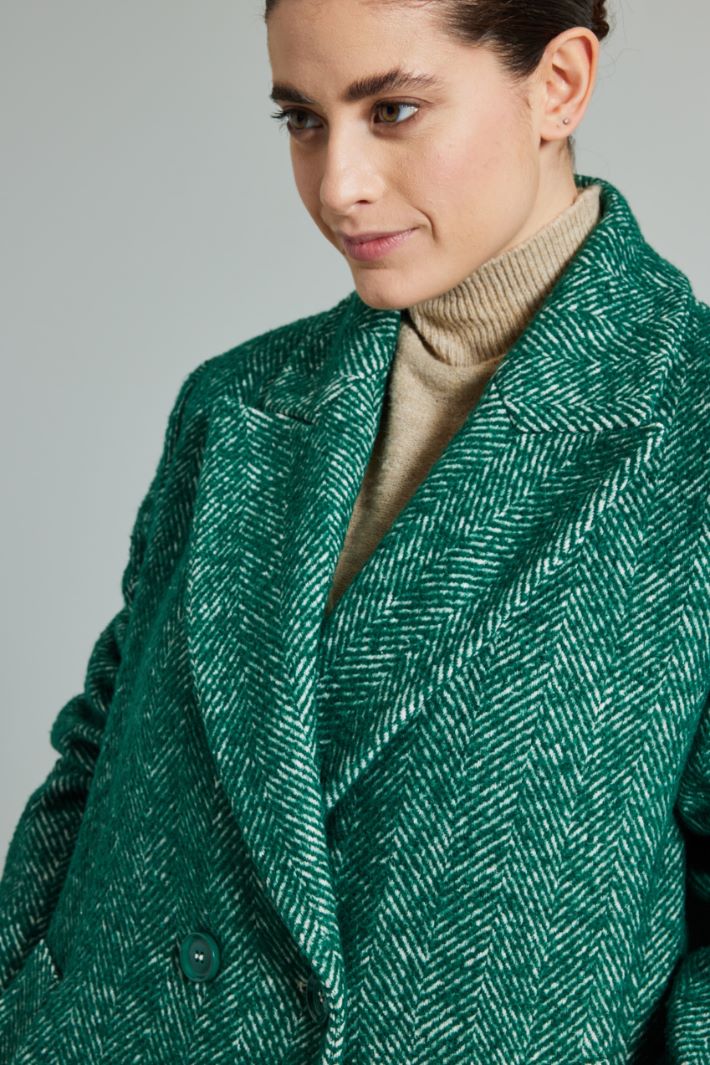 Yarn-dyed coat Intrend - 4