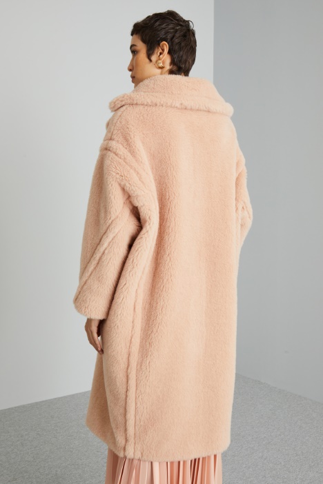 Cappotto effetto peluche