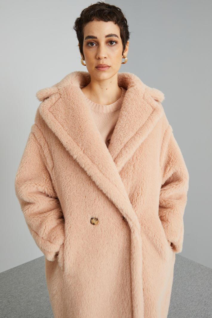 Plush-effect coat Intrend - 4