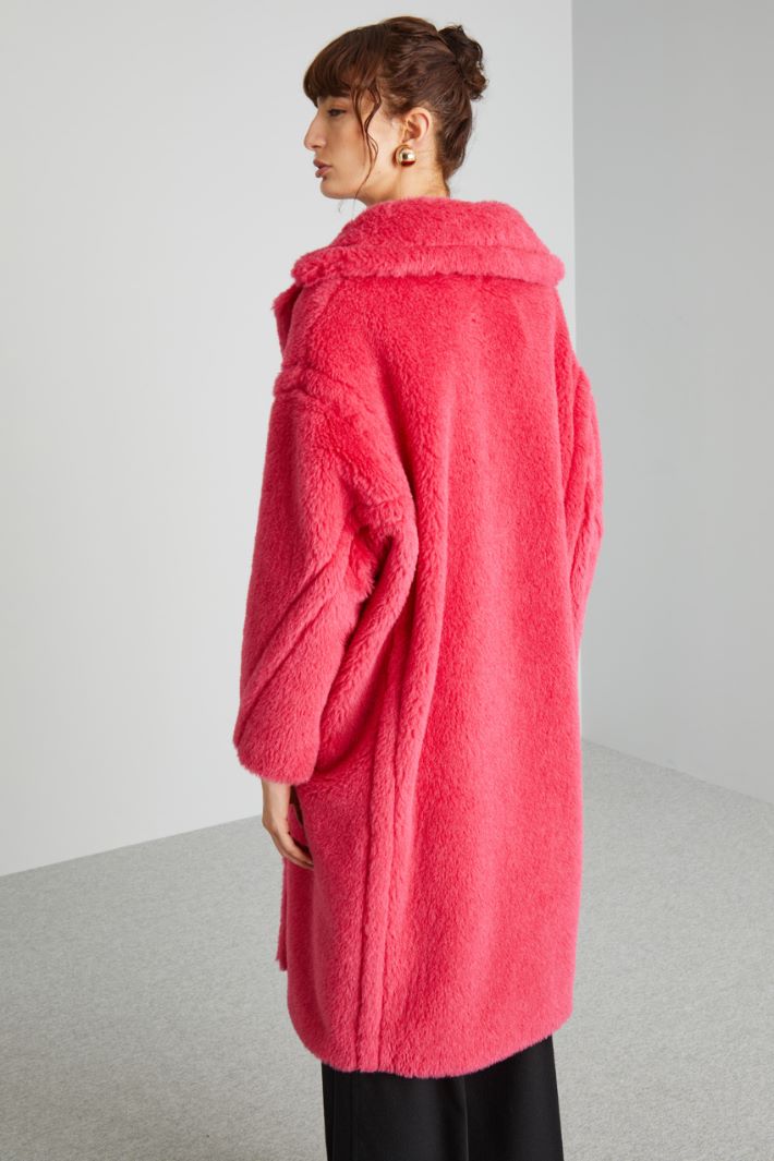 Oversized plush effect coat Intrend - 2