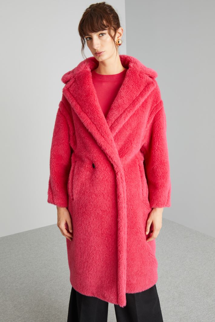 Oversized plush effect coat Intrend - 3