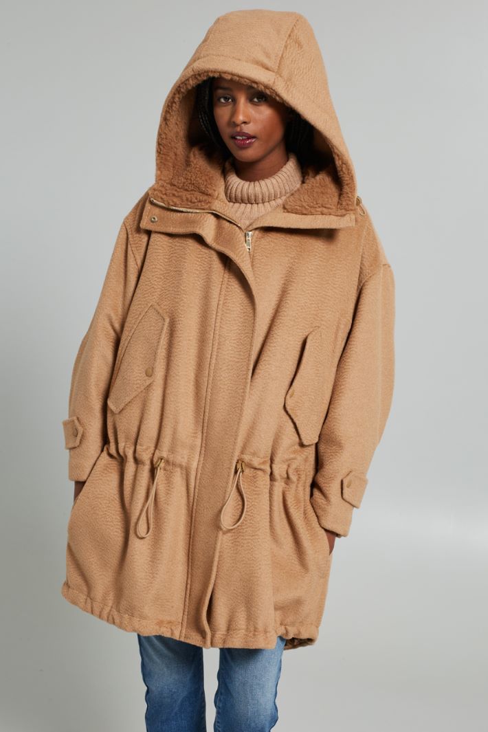 Camel sable parka Intrend - 3