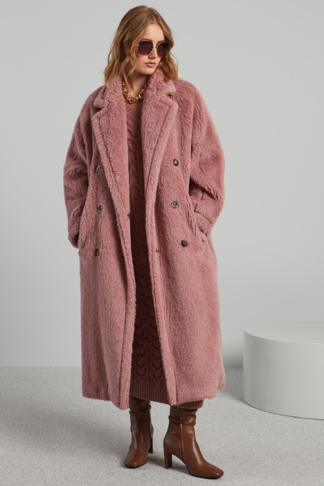 Oversized plush coat Intrend