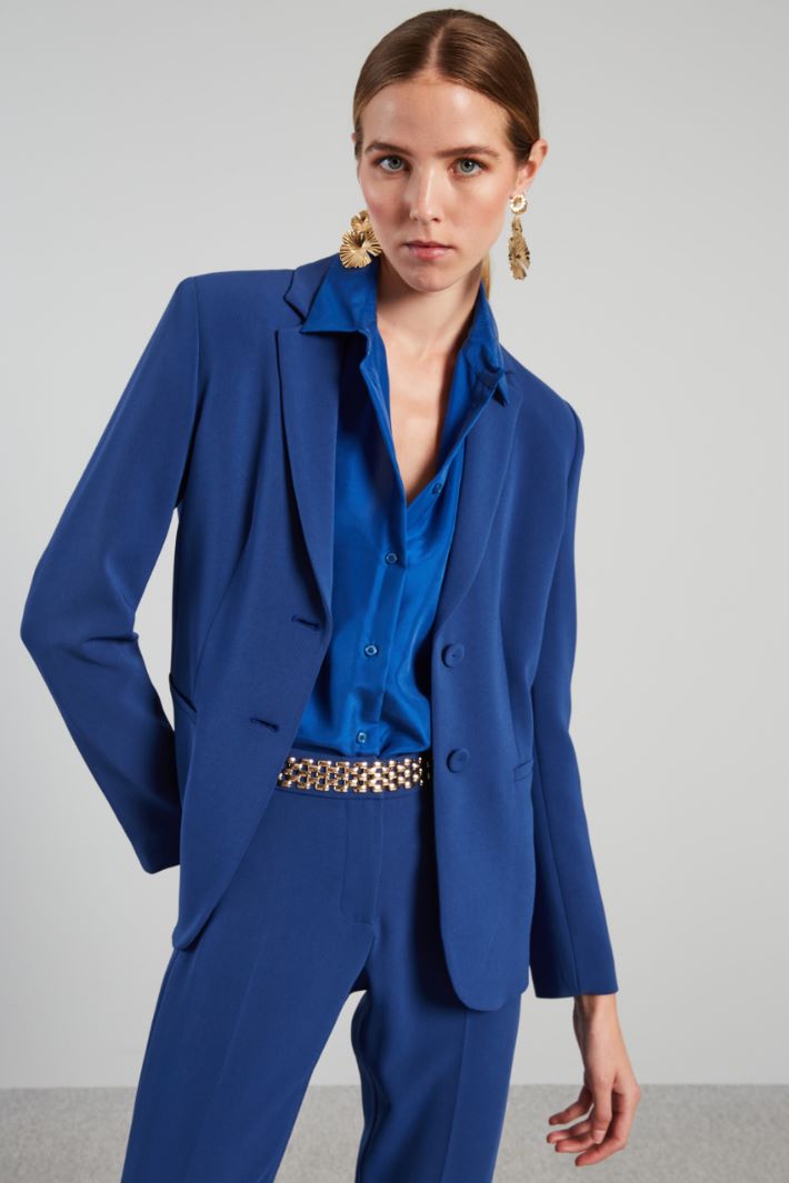 Slim single-breasted blazer Intrend - 3