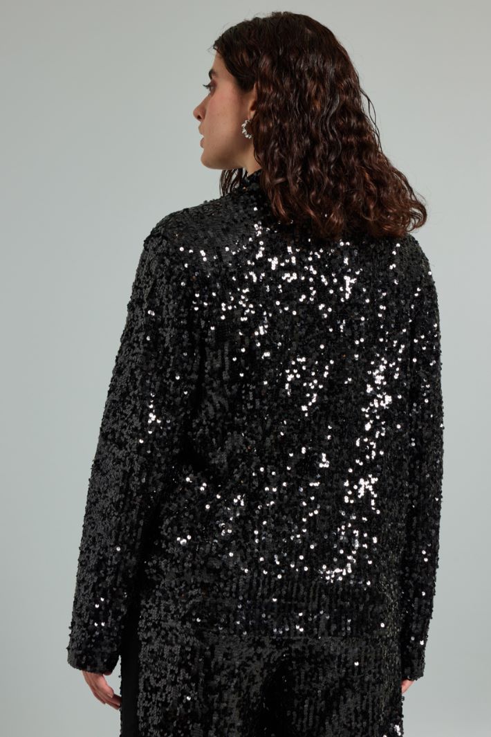 All-over sequin blazer Intrend - 2