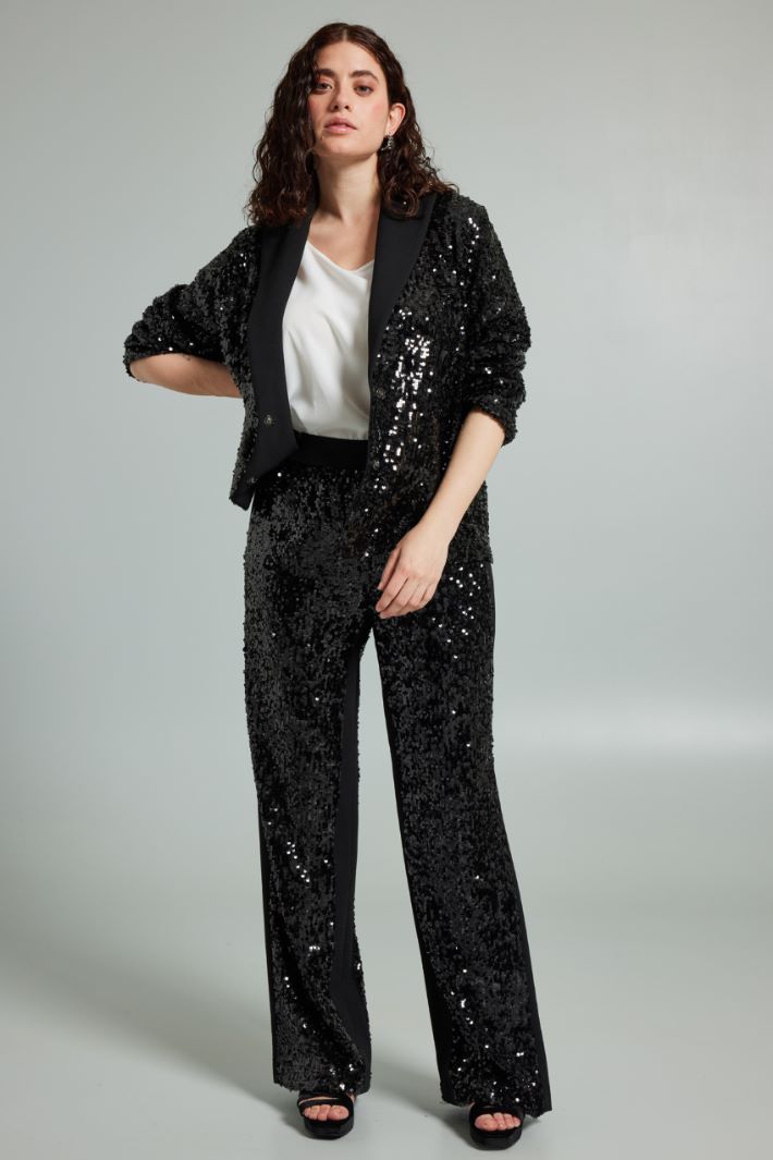 All-over sequin blazer Intrend