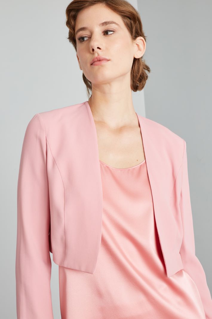 Envers satin bolero jacket Intrend - 4