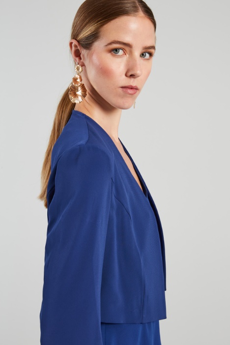 Bolero corto in enver satin