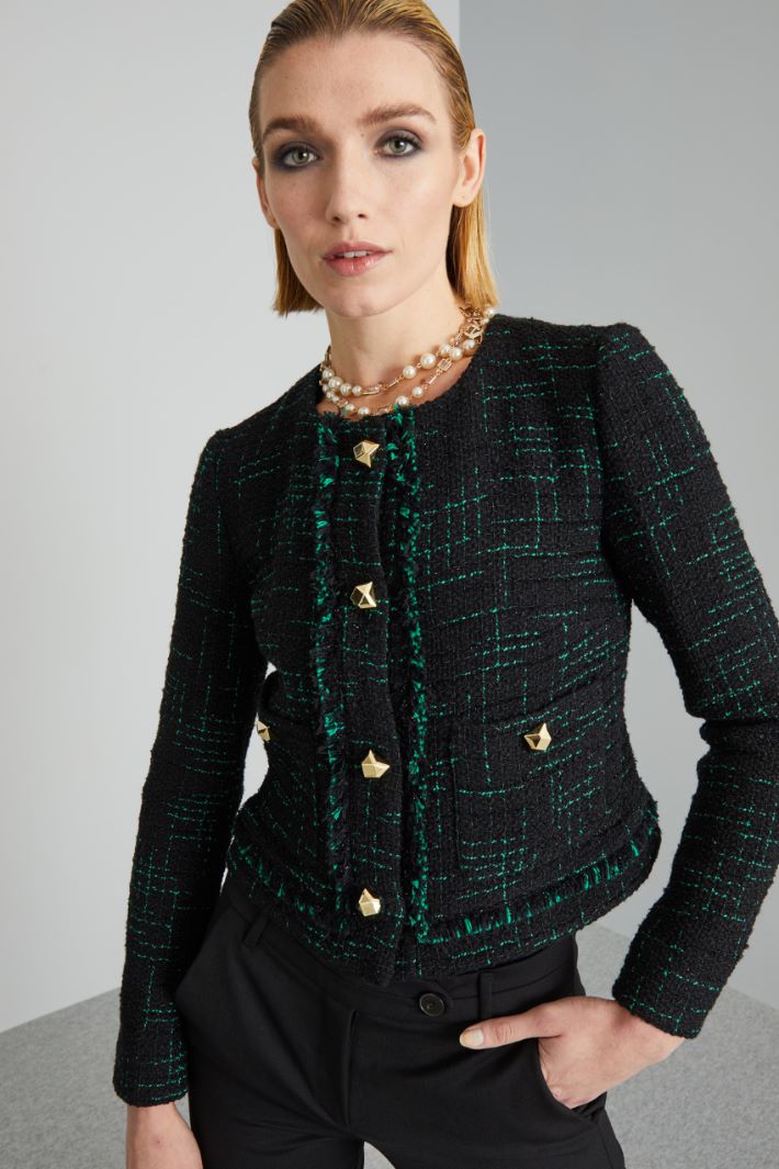 Jacket with faceted buttons Intrend - 4