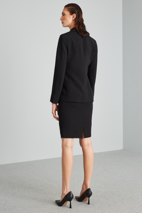 Blazer con fibbia a cerchio