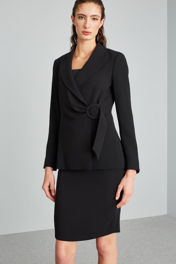 Blazer with circle buckle Intrend - 3