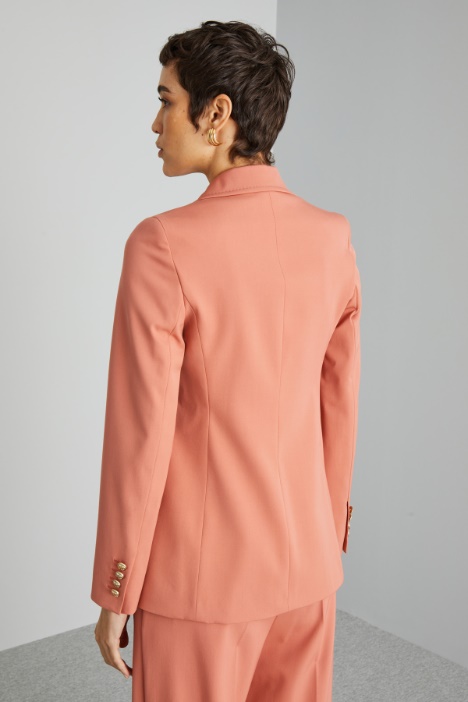 Blazer con bottoni in metallo