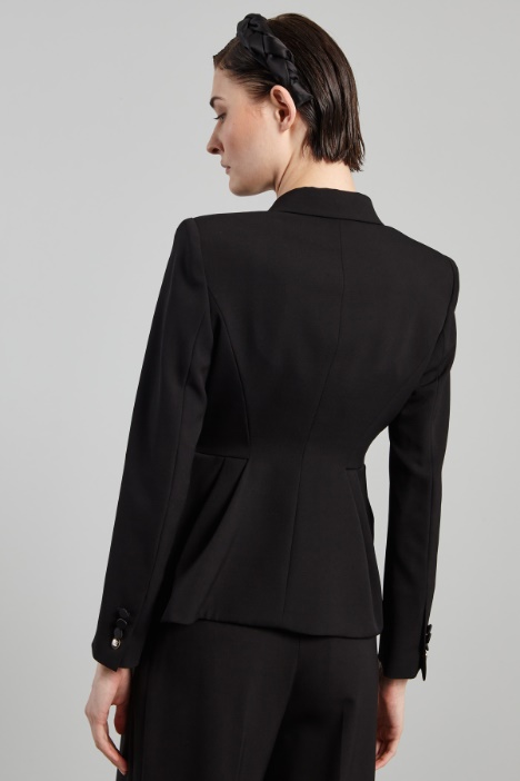 Blazer a corolla in lana