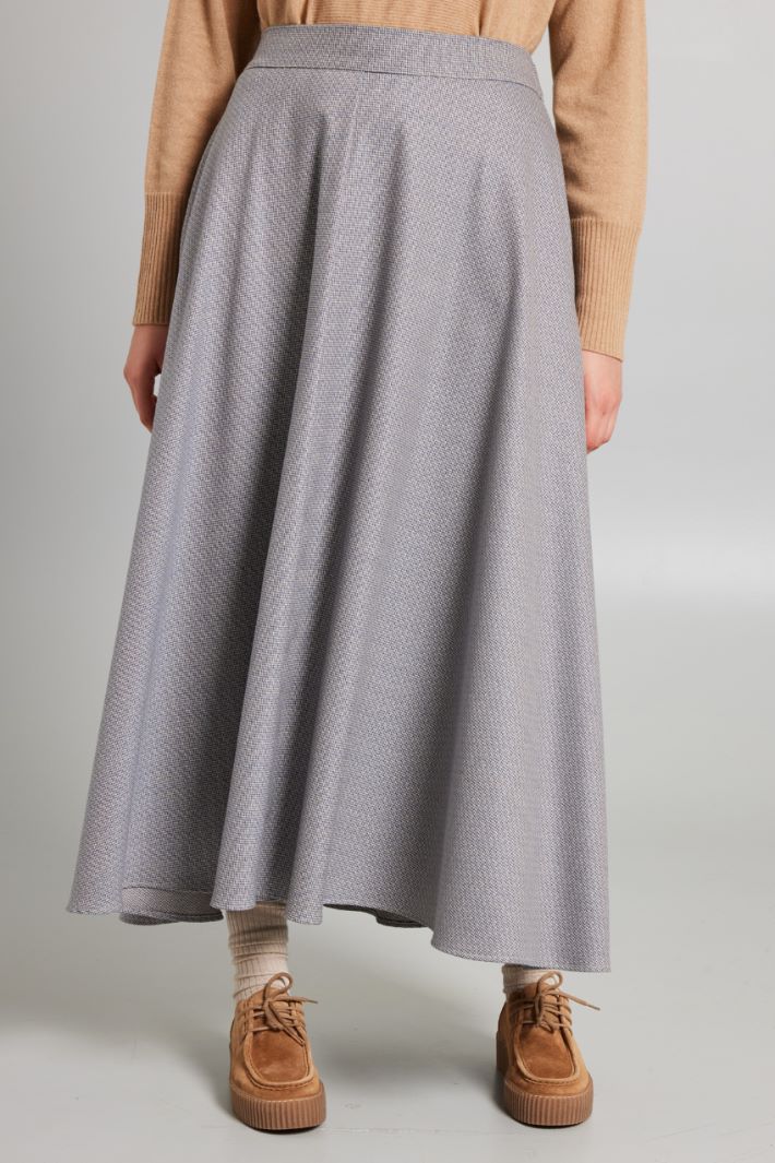 Light flannel skirt Intrend - 3