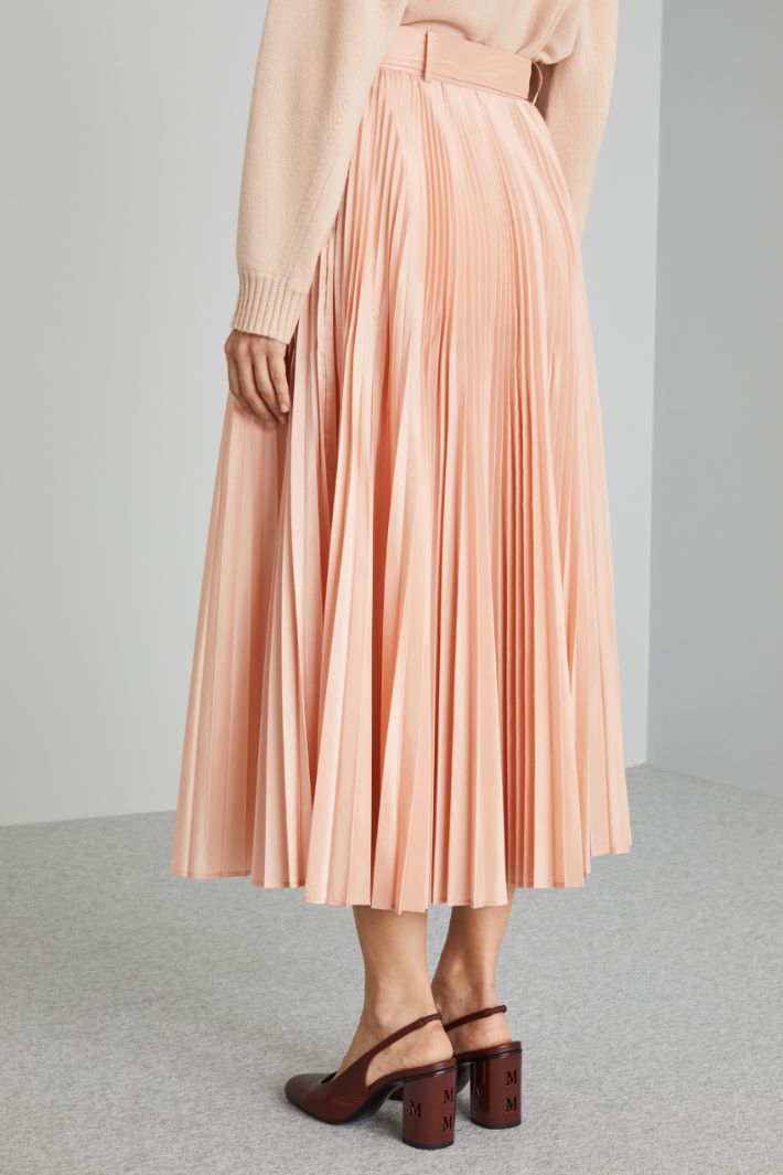 Pleated silk blend skirt Intrend - 2