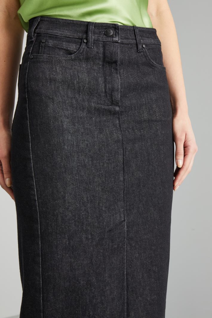 Denim pencil skirt Intrend - 4