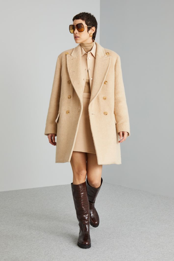 Camel skirt coat hotsell