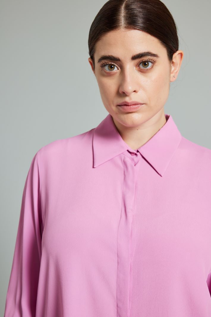 Fluid crepe shirt Intrend - 4