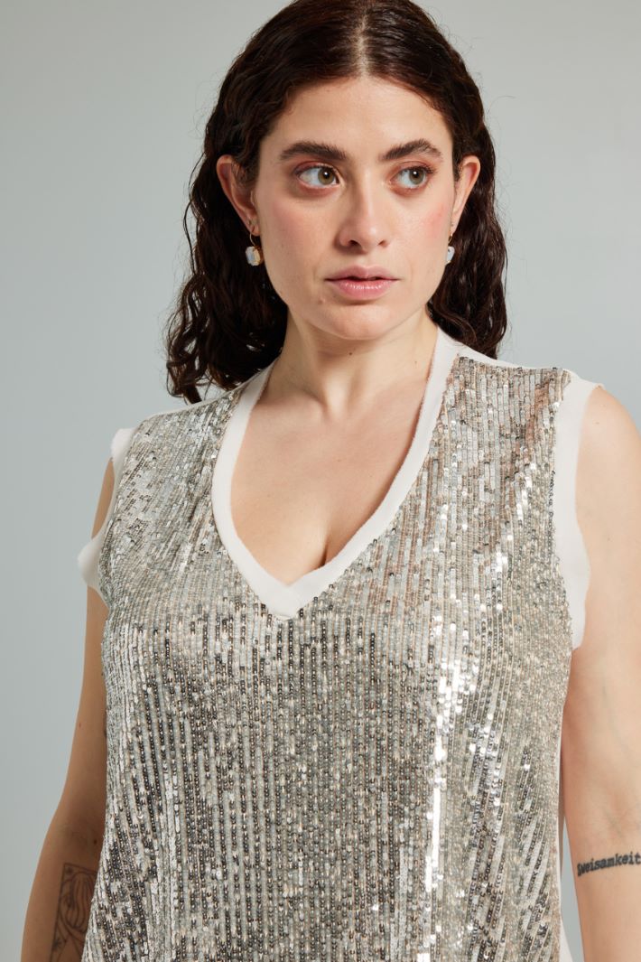 Sequinned top Intrend - 4