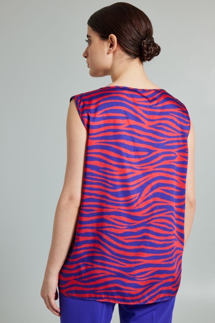 Printed twill top Intrend - 2