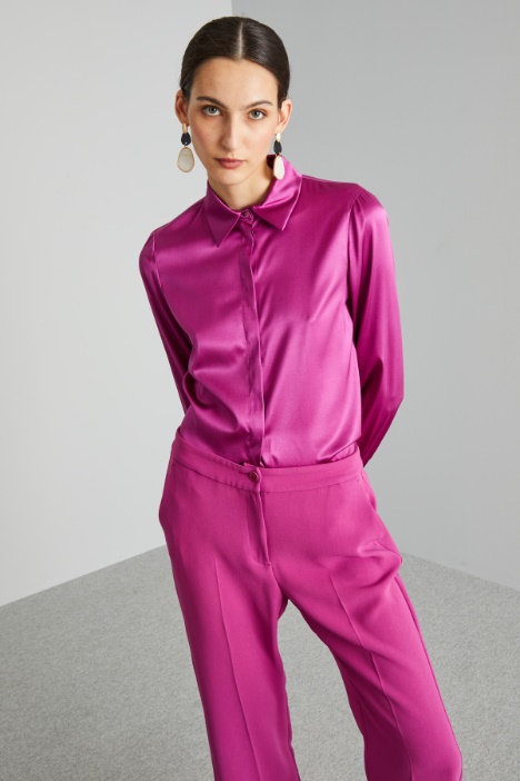 Silk satin shirt Intrend