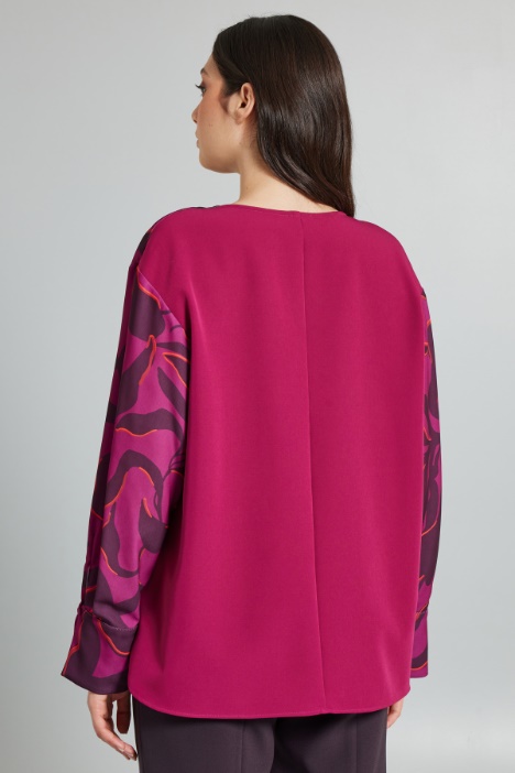 Blusa de cady fluido