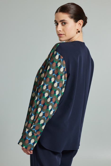 Blusa de cady fluido