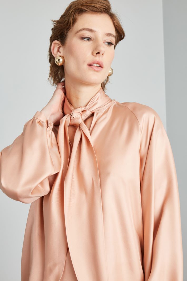 Silk foulard shirt Intrend - 4