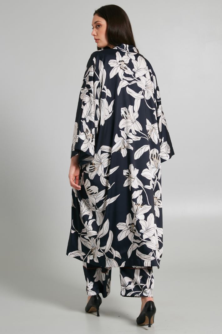 Printed twill overcoat Intrend - 2