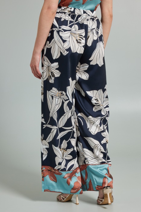 Pantaloni fluidi stampati