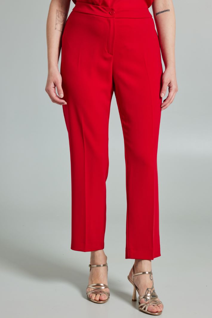 Pantaloni in fluido stretch Intrend - 3