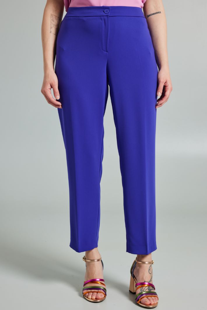 Fluid stretch fabric trousers Intrend - 3