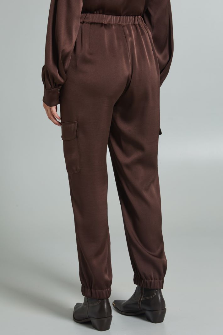 Cargo satin trousers Intrend - 2