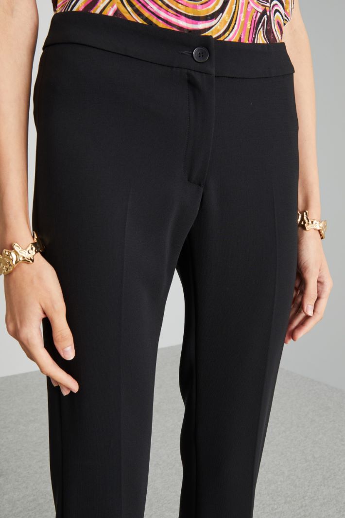 Slim-fit cady trousers Intrend - 4