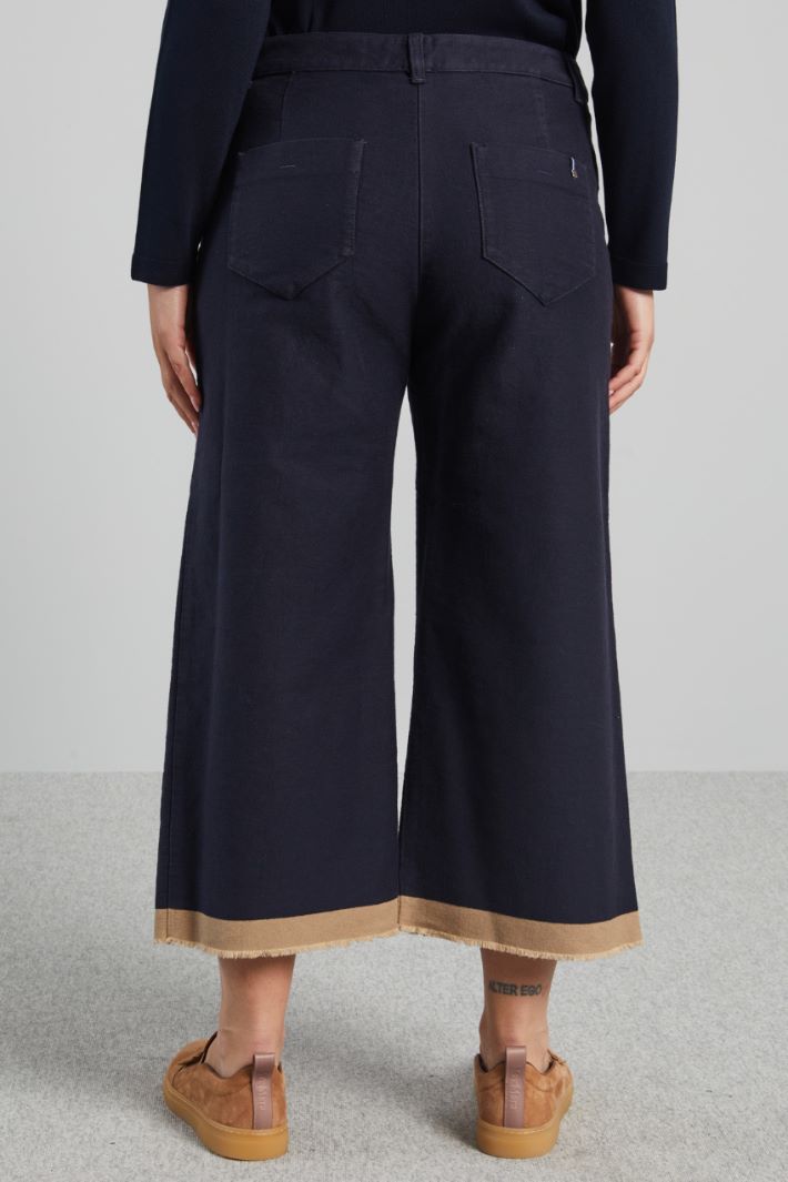 Flared drill trousers Intrend - 2