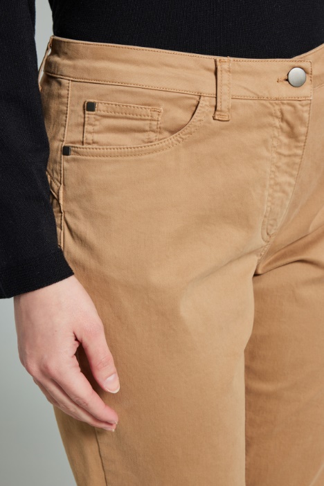 Pantaloni in raso di cotone