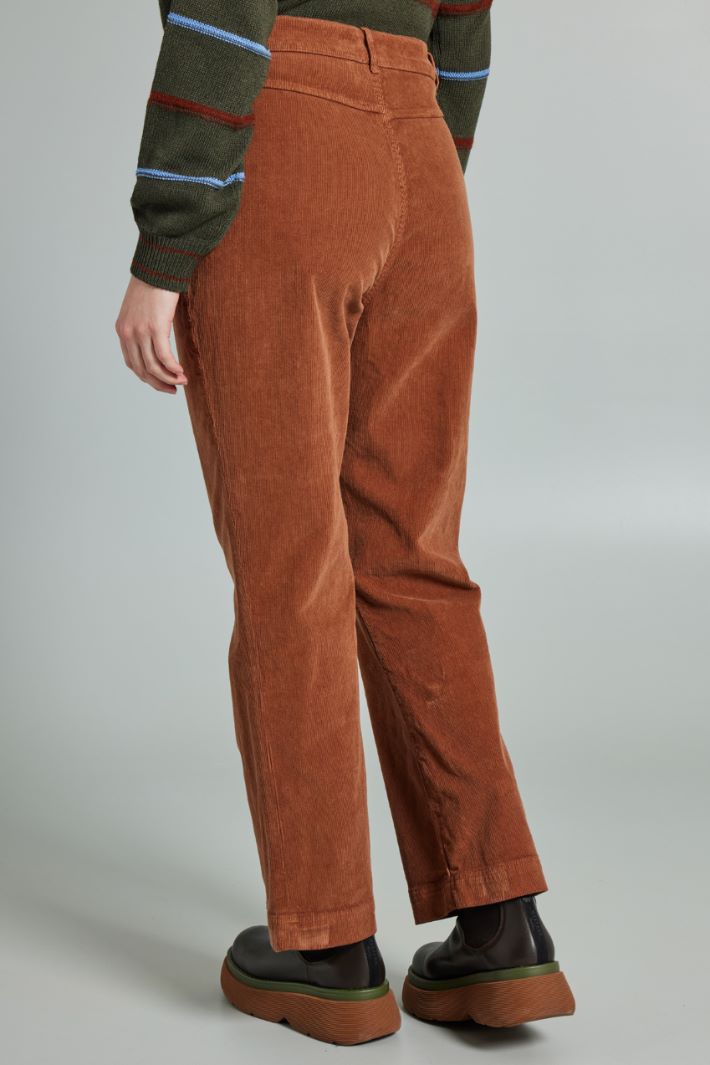 Stretch velvet trousers Intrend - 2