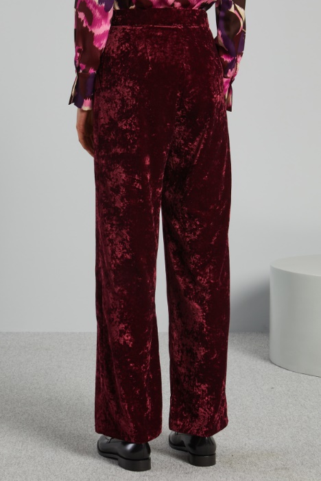 Pantaloni morbidi in ciniglia