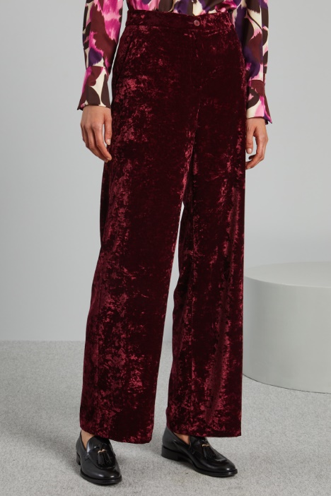 Pantaloni morbidi in ciniglia