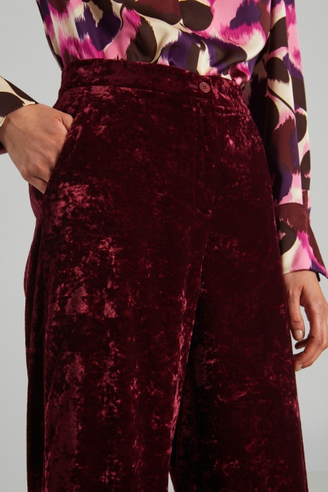 Pantaloni morbidi in ciniglia