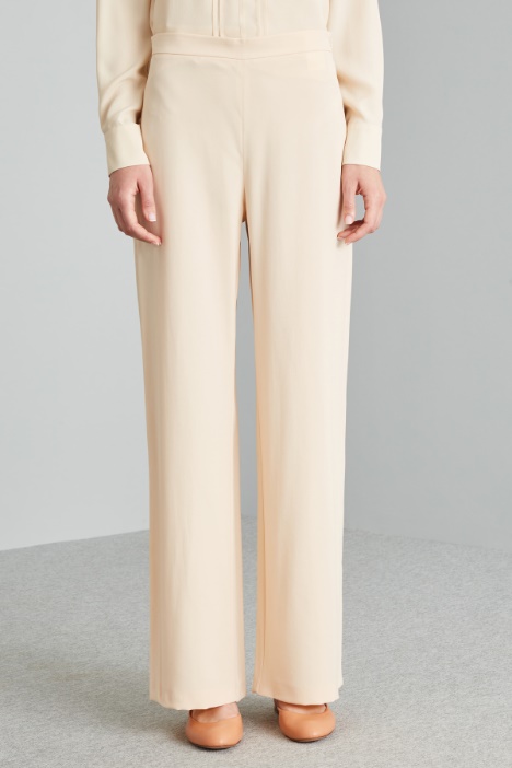 Pantalones holgados de viscosa