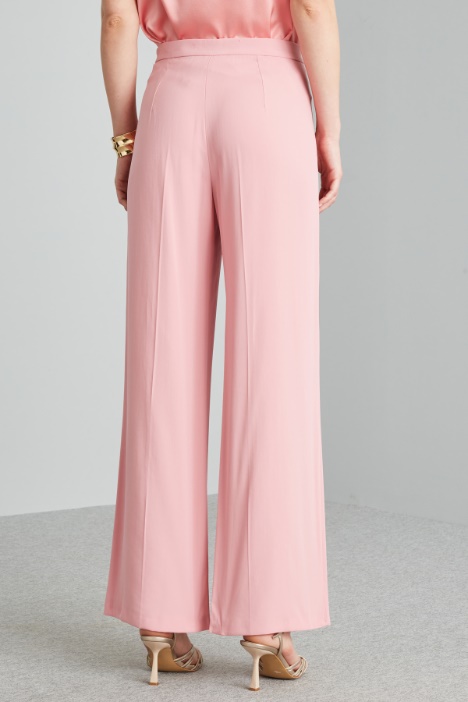 Pantalones holgados de viscosa