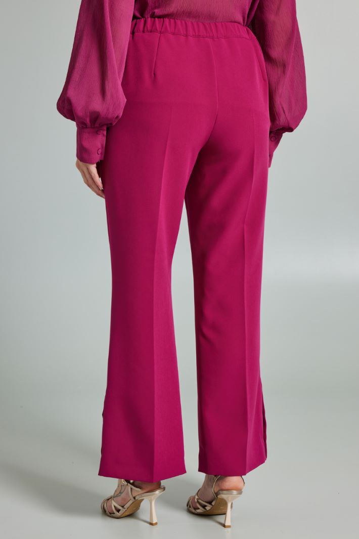 Buttoned flared trousers Intrend - 2