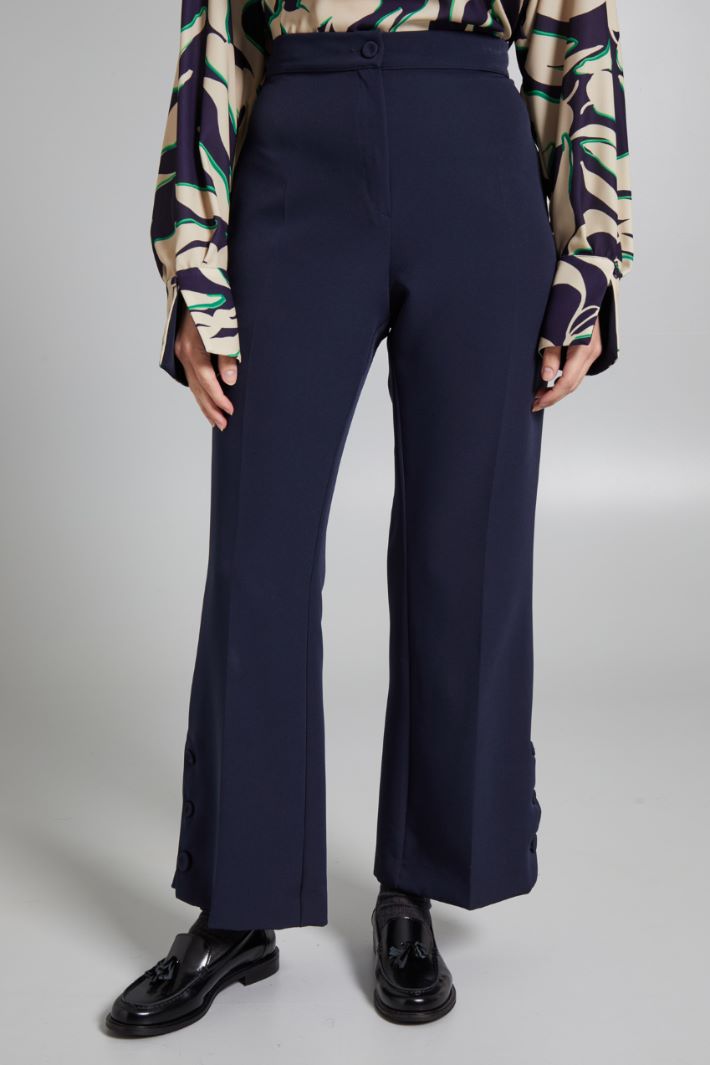 Buttoned flared trousers Intrend - 2