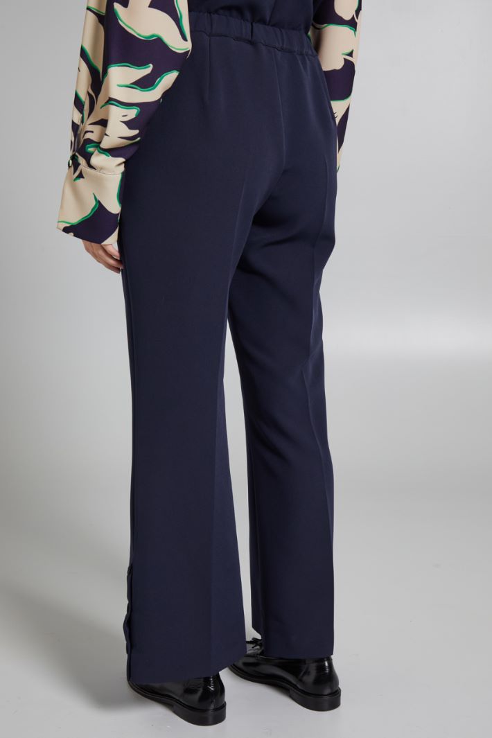 Buttoned flared trousers Intrend - 3