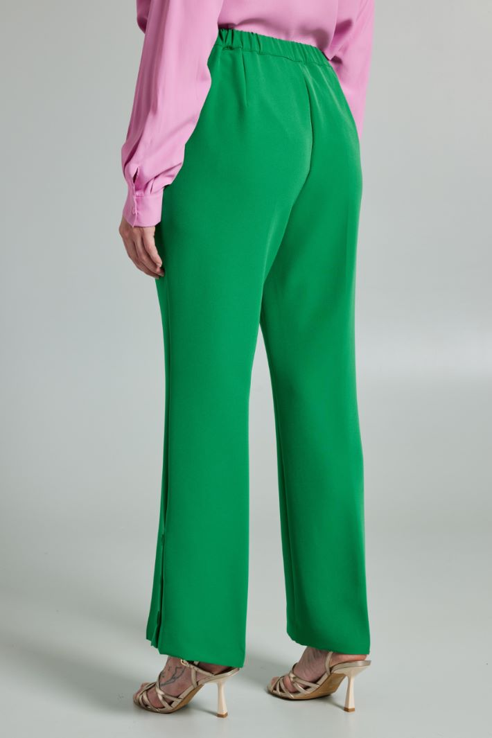 Buttoned flared trousers Intrend - 2