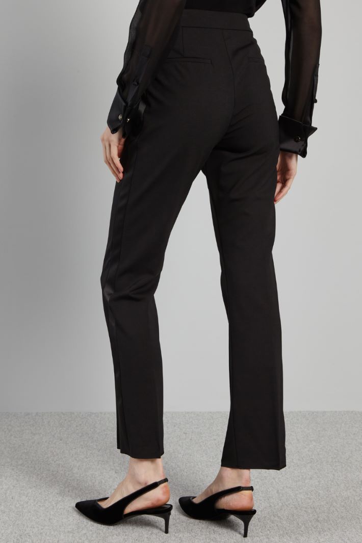 Trousers with side bands Intrend - 2